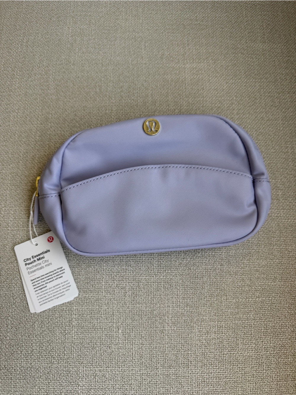 NWT lululemon athletica City Essentials mini Pouch in Lavender